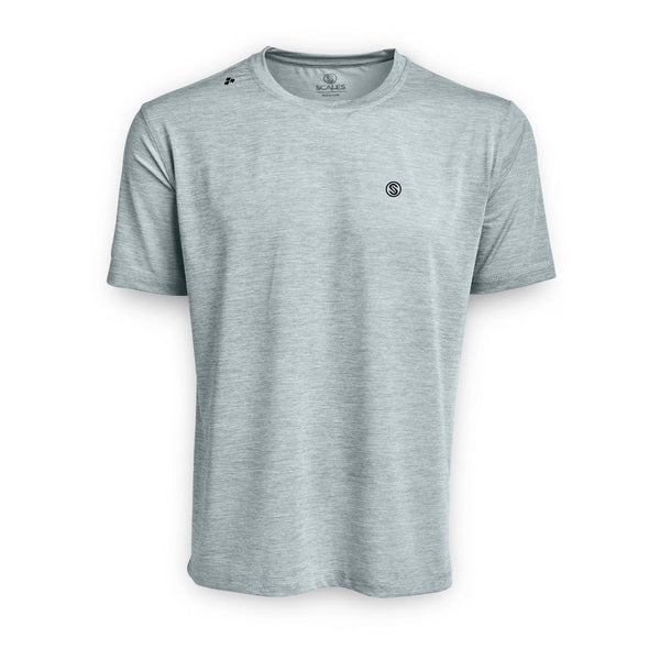 Scales Iconic Active Performance Short Sleeve Tee - Grey Heather