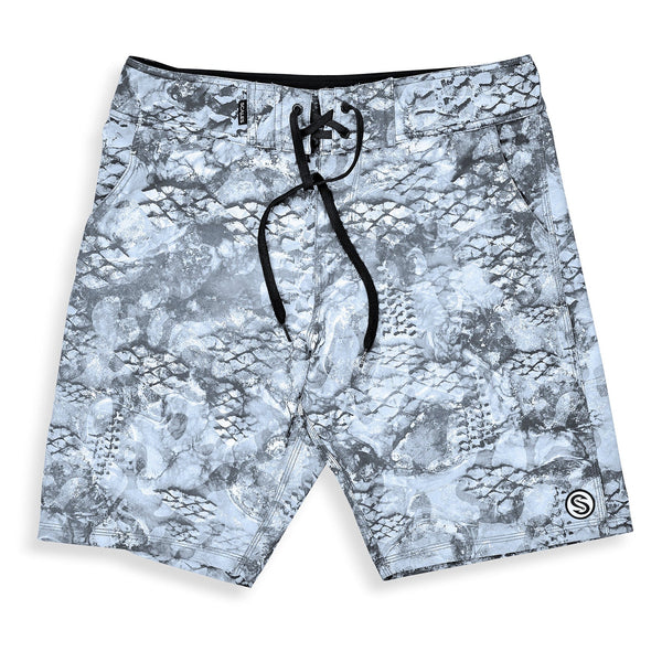 Scales Camo First Mates Boardshorts - Grey