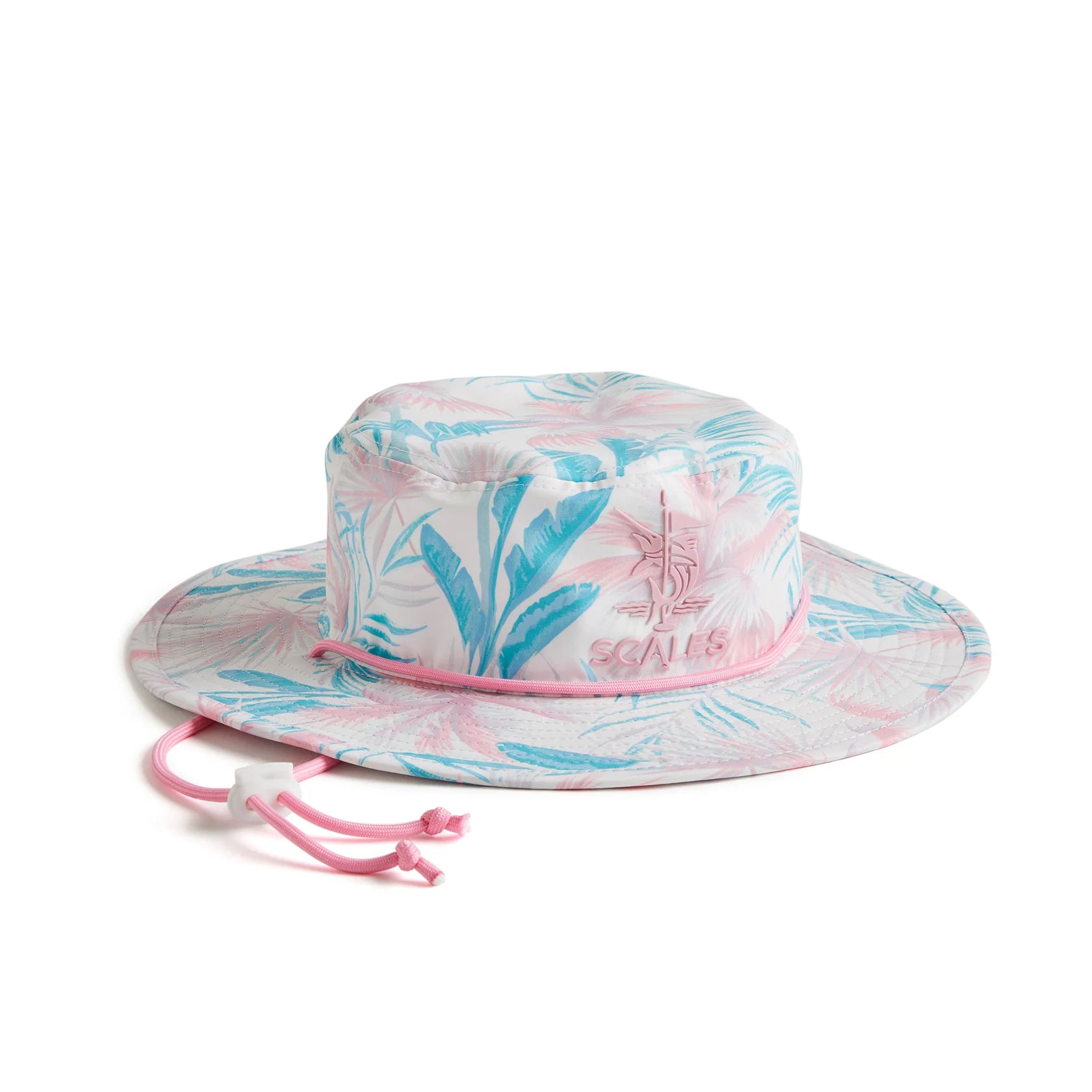 Scales Bucket Hat White Floral