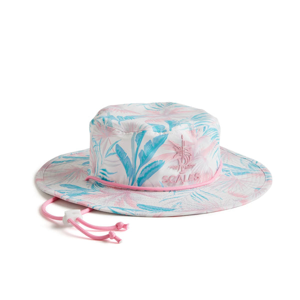 Scales Bucket Hat - White Floral