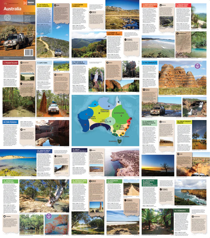 Hema Maps Australia Large Map