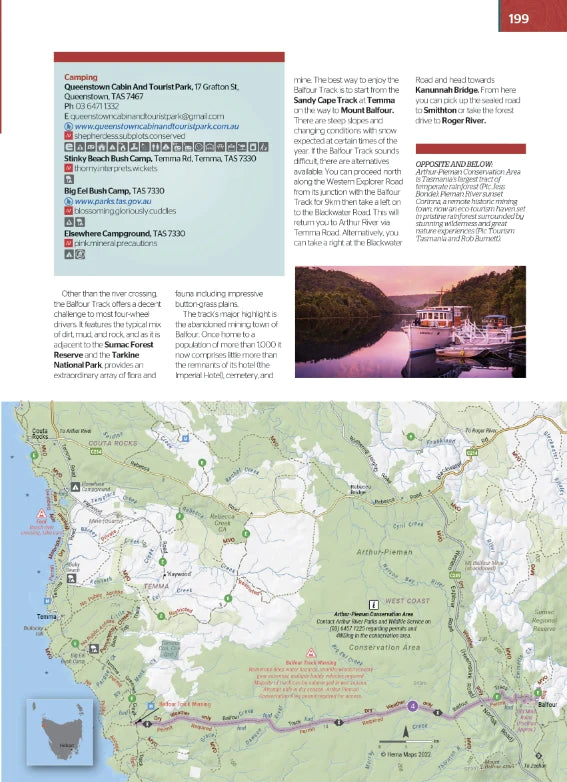 Hema Atlas & Guide Tasmania Book