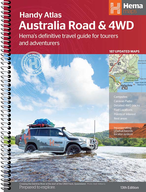Hema Australia Road & 4WD Handy (185 x 248mm)