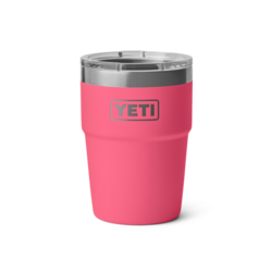 Yeti Rambler 16oz (473ml) Stackable Cup with Maglider Lid - Tropical Pink
