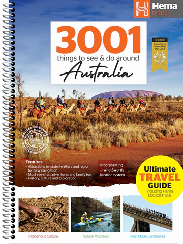 Hema 3001 Things To See & Do Around Australia Book