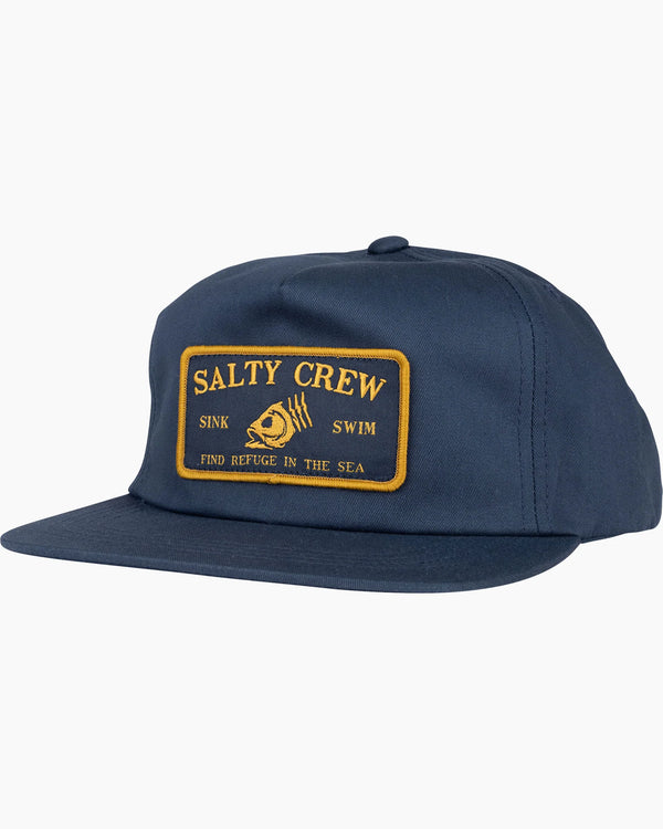 Salty Crew Fishhead 5 Panel Hat - Navy