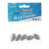Jarvis Walker Tec Tackle Bean Sinkers - Size 2 (5 Pack)