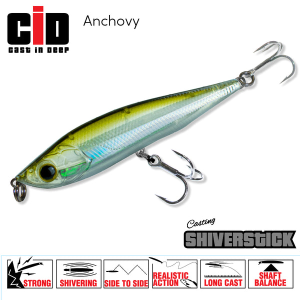 CID Shiverstick Lure 125mm - Anchovy
