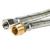Companion 900mm 3/8" BSPM to 1/4" BSP Braided Gas Hose
