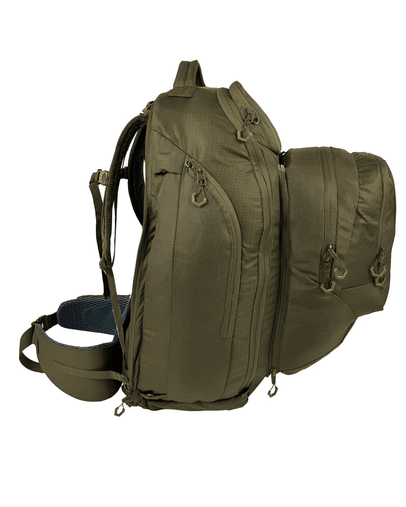 BlackWolf Helan II 65 Travel Backpack - Moss Green