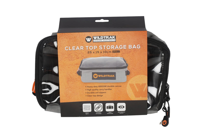 Wildtrak Ripstop Canvas Clear Top Storage Bag (Small)