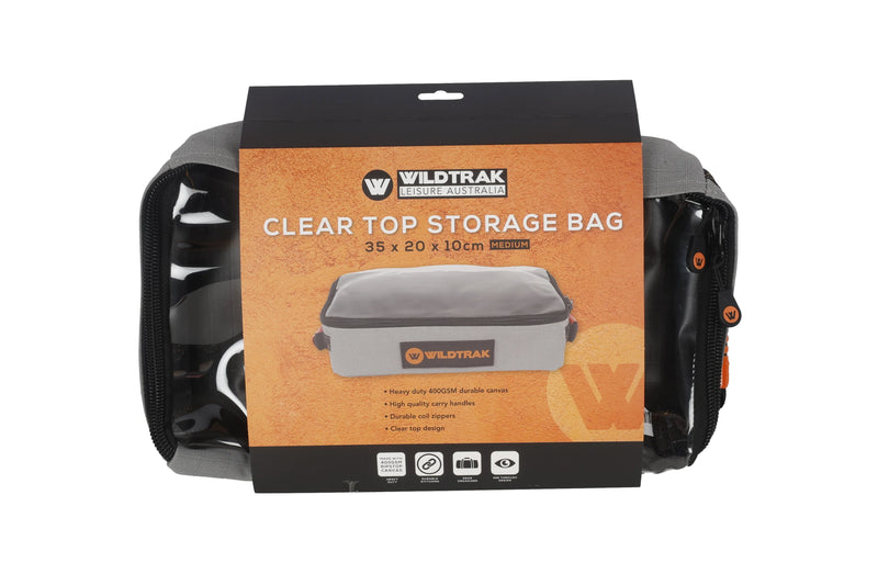 Wildtrak Ripstop Canvas Clear Top Storage Bag (Medium)