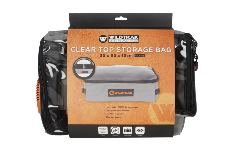 Wildtrak Ripstop Canvas Clear Top Storage Bag (Large)