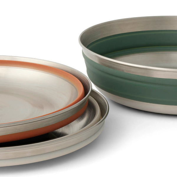 Sea To Summit Detour Stainless Steel Collapsible Bowl (Large) - Various Colours