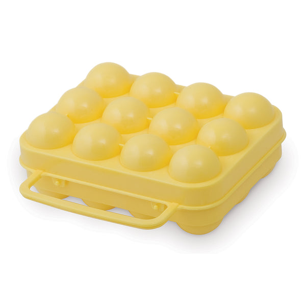 Elemental Plastic Egg Carrier - Yellow (1 Dozen)
