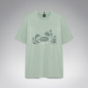 Oakely Waterscape Ventura Sun Short Sleeve T-Shirt - Faded Green