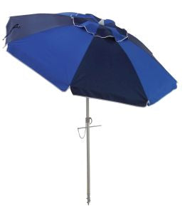 Beachkit Fiesta 185cm Beach Umbrella - Royal/Navy
