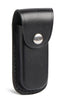 WHITBY Pouch Leather Black #M (4.5")