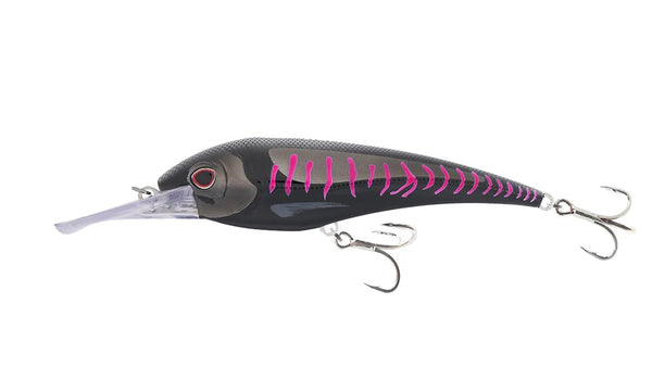 Nomad DTX  180 Floating Minnow Lure Black Pink Mackeral