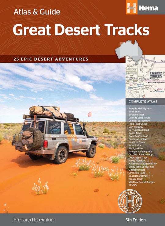 Hema Great Desert Tracks Atlas & Guide Book