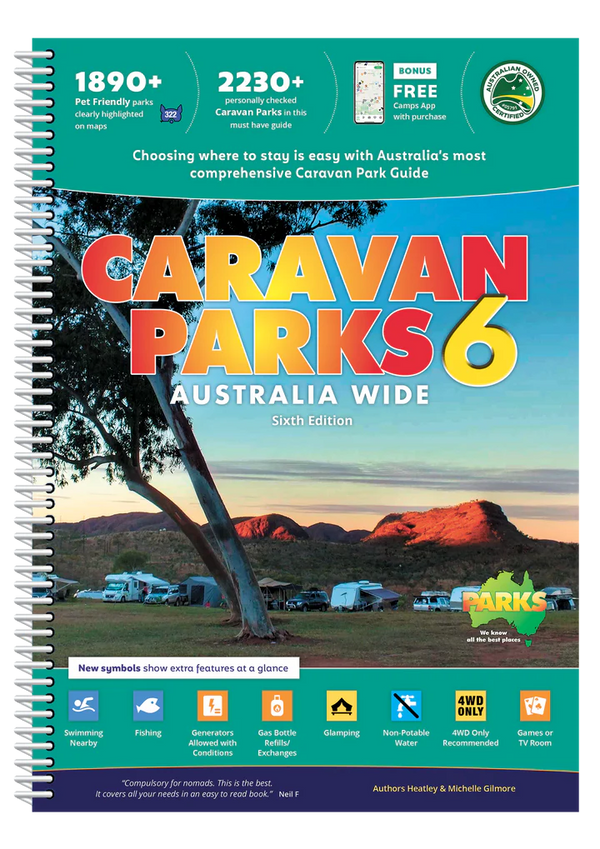 Hema Maps Caravan Parks 6 Guidebook