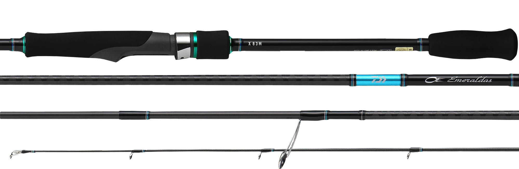 Daiwa 26 Emeraldas X Spin Rod main image 1