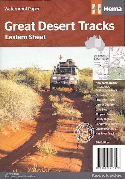 Hema Maps Great Desert Tracks - Eastern Sheet (8th Edition)