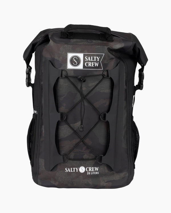Salty Crew Voyager Roll Top Backpack - Camo