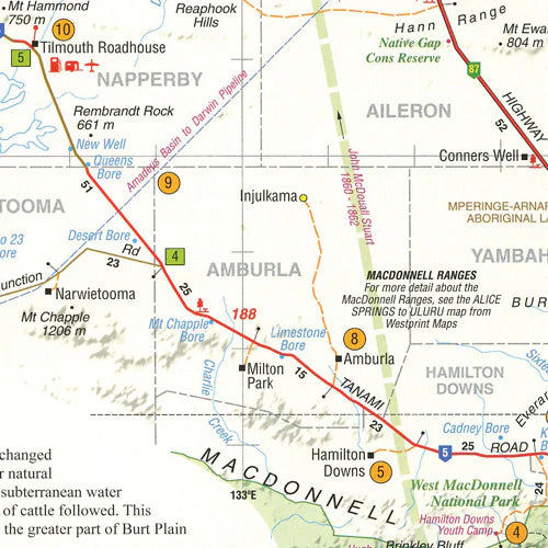 Hema Maps Westprint Outback Maps Tanami Track Map