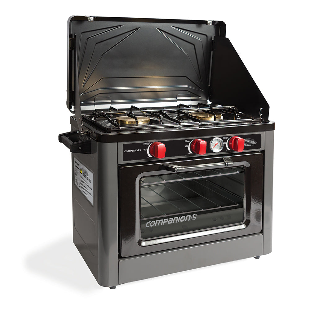 Companion Portable Outdoor Gas Camp Oven and Burner Cooktop