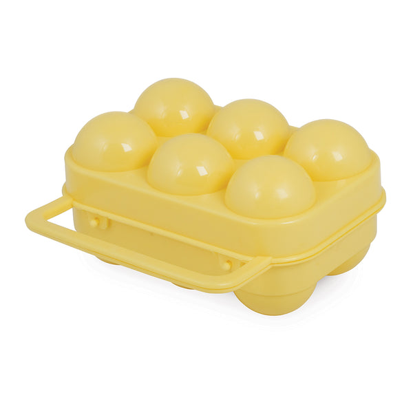 Elemental Plastic Egg Carrier - Yellow (1/2 Dozen)