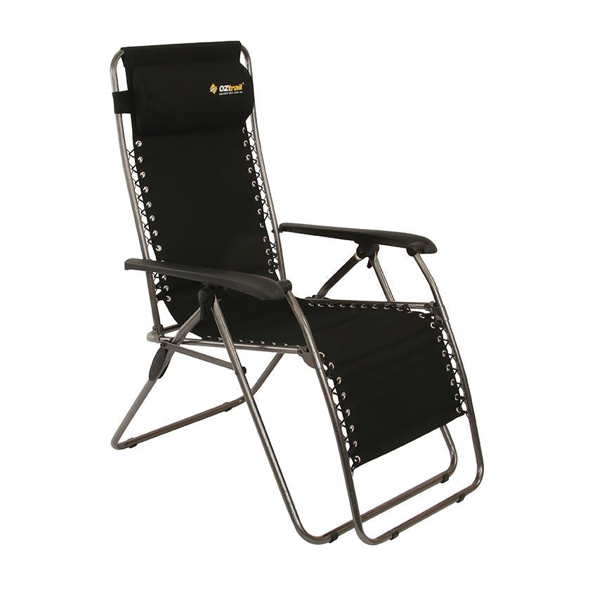 Oztrail duralite sales recliner chair