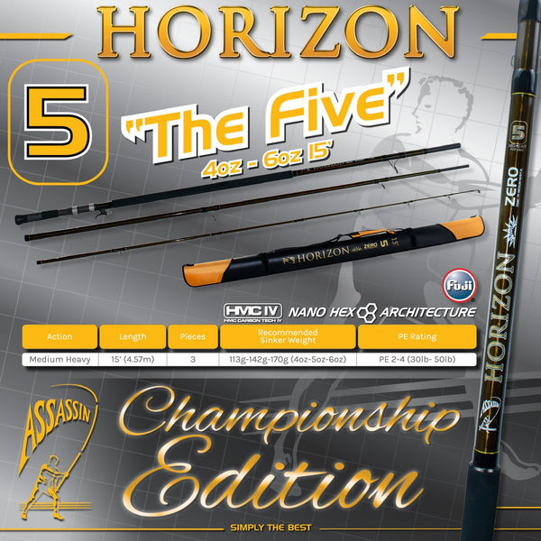 Assassin Horizon Zero Championship Edition Rod AHZCE-15MH-Gold #5