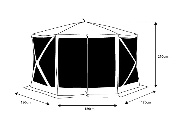 Oztent Hex Screen House