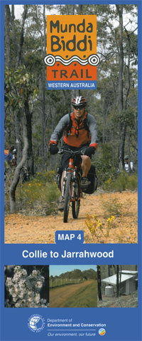 Munda Biddi Trail Map Collie to Jarrahwood - Main Image