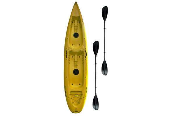 OzOcean Tandem Fishing Kayak - Yellow