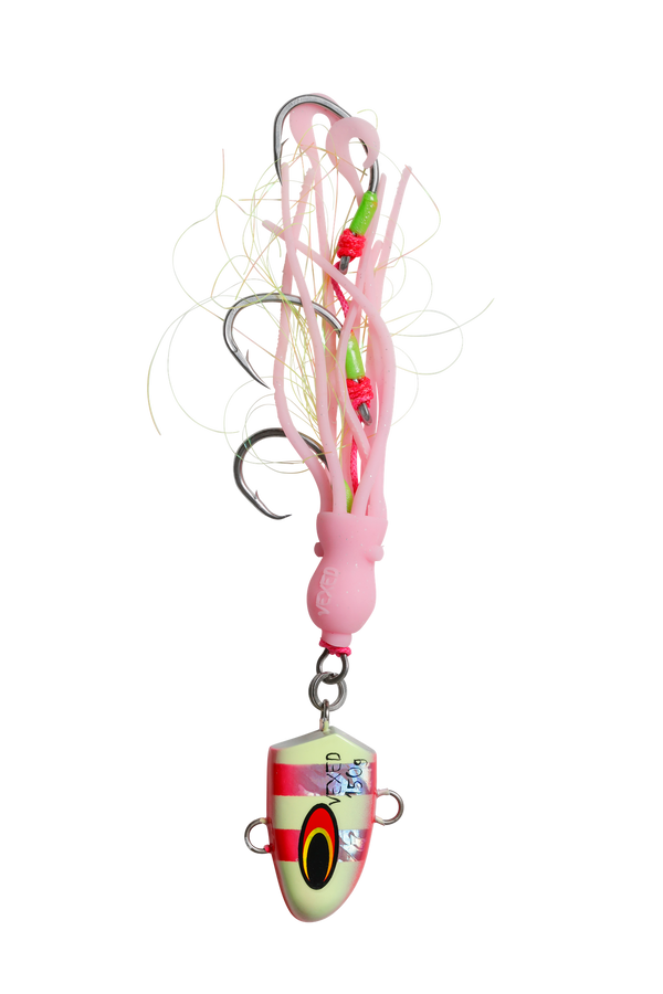 Vexed Bottom Meat Deluxe Lure 150g Pink Glow