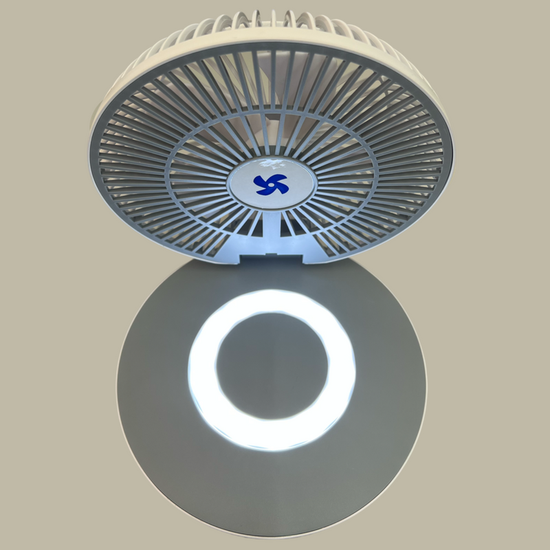 Notchka Solar Foldable Circulation Comfort T7 Fan with Light