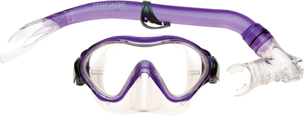 Mirage Goby Junior Silitex Mask & Snorkel Set - Purple
