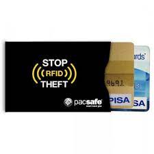 pacsafe credit card sleeve Pacsafe RFIDSleeve 25 RFID-Blocking Credit Card Sleeve (2 Pack)
