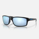 Oakley Gibston Sunglasses - Prizm Deep Water Polarised Lenses with Matte Black Frame