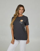 Salty Crew Shape Shack Boyfriend Short Sleeve Tee - Charcoal