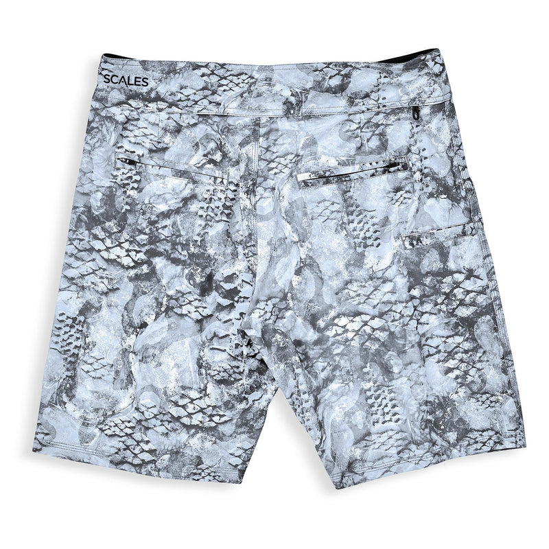 Scales Camo First Mates Boardshorts - Grey