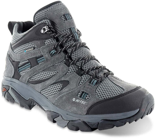 Hi-Tec Men's Ravus Vent Waterproof Mid Hiking Boot - Charcoal/Cool Grey/Black/Dark Slate (Size 8)
