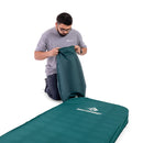 Sea To Summit Comfort Deluxe Self-Inflating Mat/Mattress (Large Rectangular Wide) - Rain Forest Dark Green