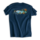 Scales Dorado Premium Short Sleeve Tee - Navy