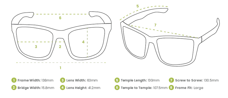 Spotters Fury with Polarised Lenses - Gloss Black Frame / Nexus Mirror Lenses