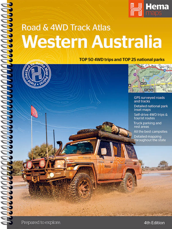 Hema Maps Western Australia Road & 4WD Track Atlas