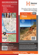Hema Maps Pilbara & Coral Coast Map (9th Edition)