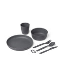 Sea to Summit Camp Dinner Set/ With Mesh Sack 6 Piece - Charcoal